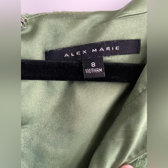 Alex Marie Sage Green Women’s Dress - Picture 3 of 9